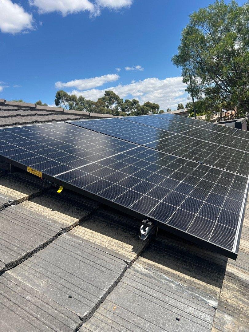 Commercial solar installation